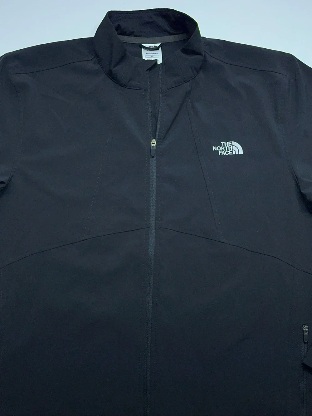 The North Face Jacket Mens Size Small Black Lightweight Windbreaker Hiking